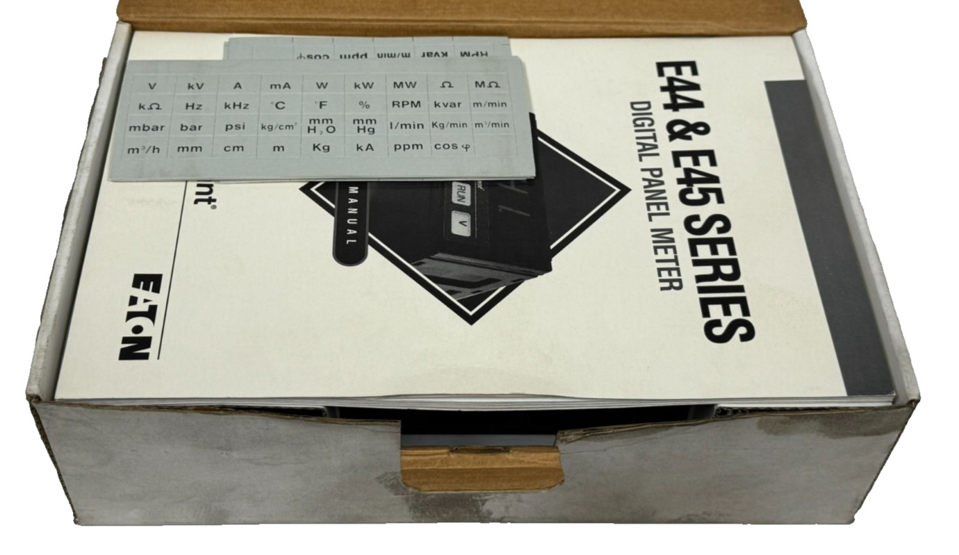 NEW EATON DURANT E45T020 TEMPERATURE PANEL METER DISPLAY