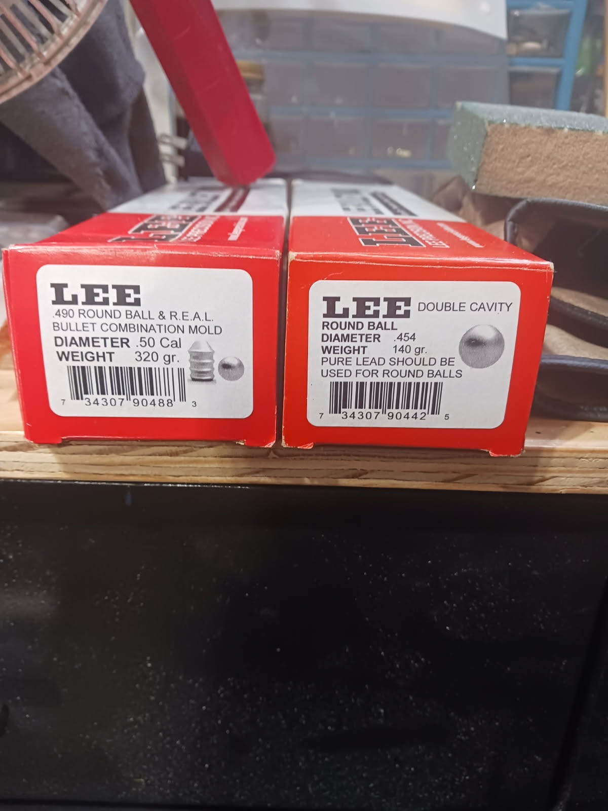 .44, 454 round lead balls 100pcs.