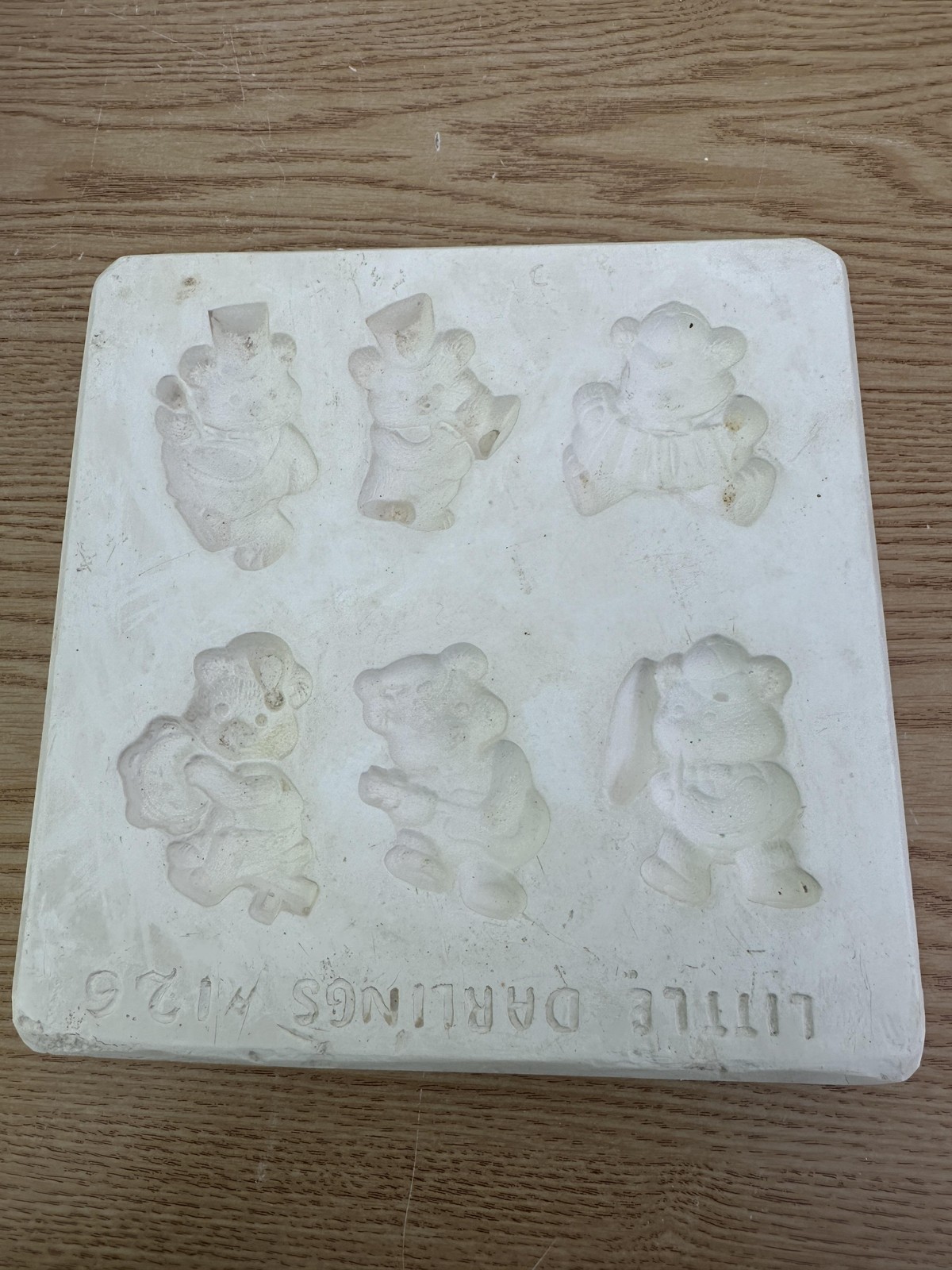 Little Darlings LD #126 Plaster Ceramic Mold Teddy Bear Figures Craft Supply