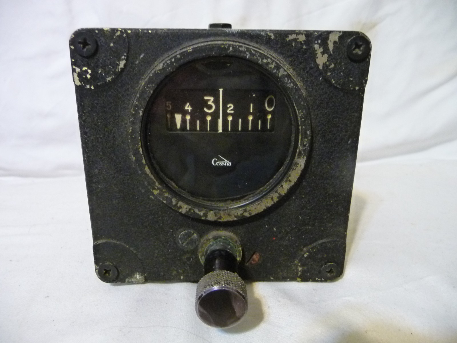 Vintage 1965 Cessna Aircraft Directional Gyro Indicator Standard Precision Inc.