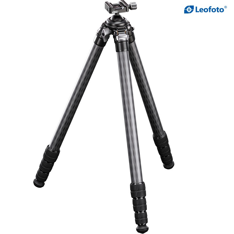 Leofoto SK-324CL Tripod 4-Sec Carbon Fiber Shooting/Hunting w Built in Ball head