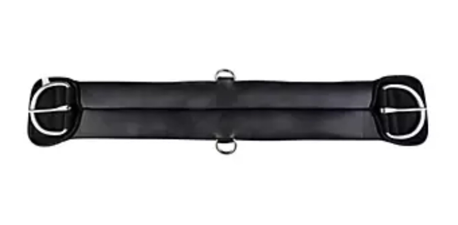 32” Black Neoprene Western Straight Saddle Girth Nylon Web Center Stainless Hdwr