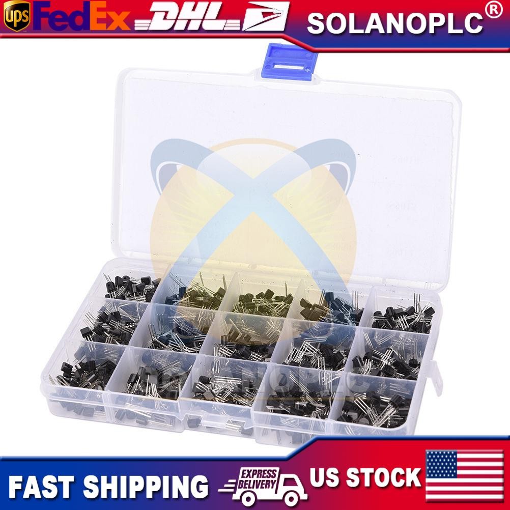 TO-92 Assortment NPN PNP DIY kit 15 value 600pcs Transistor