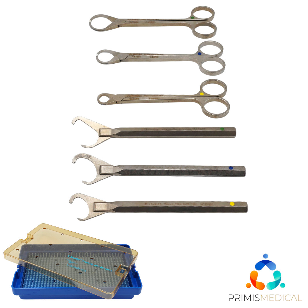 Linvatec Circular Rasp + Cortical Punch Instrument Set with V. Meuller Case