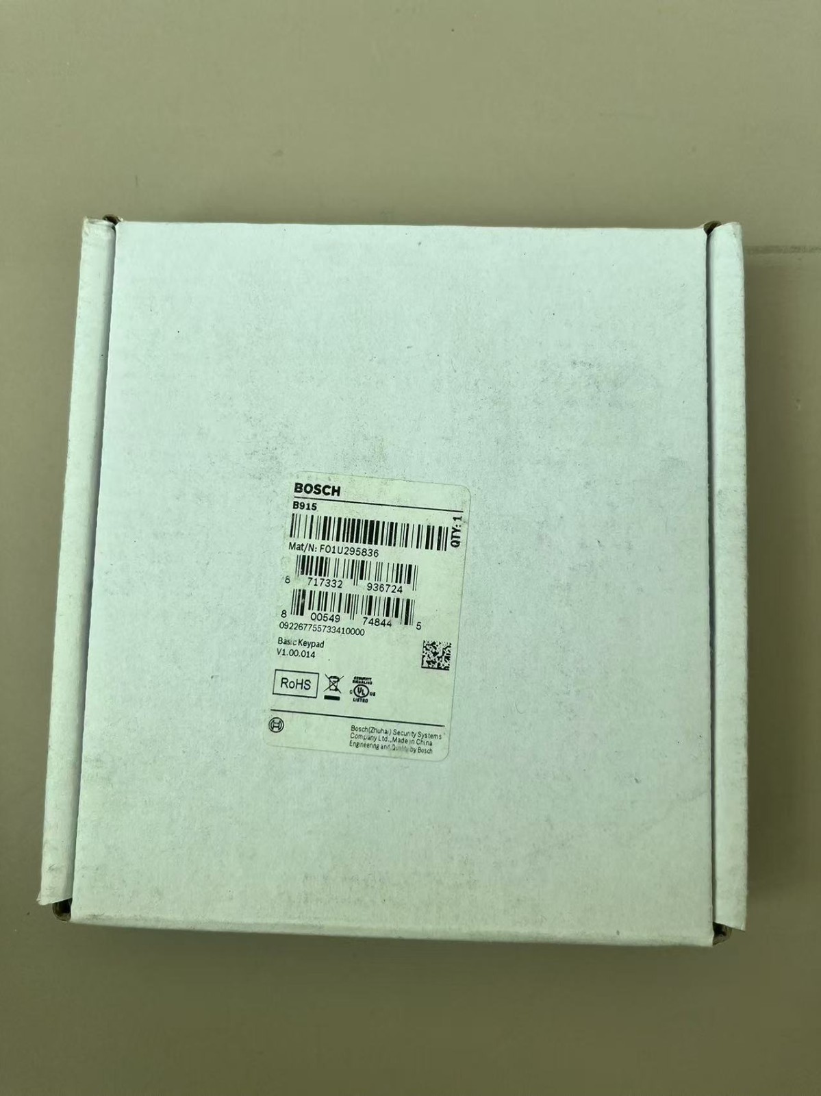 Bosch B915 Basic Keypads NEW Free shipping