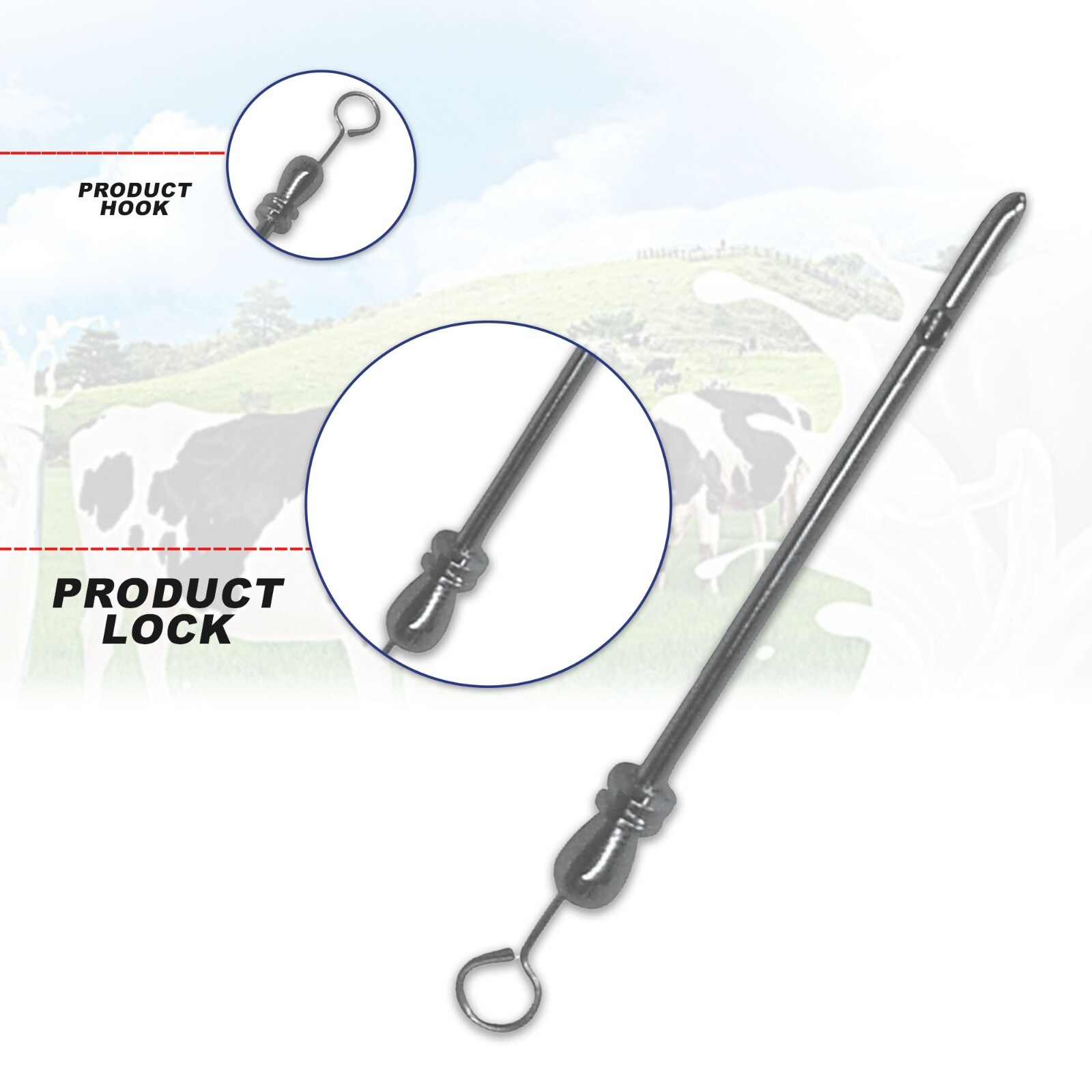 Teat Instruments for Dairy Cows Enhances Milk Flow Milking Tube S.S 4.25"