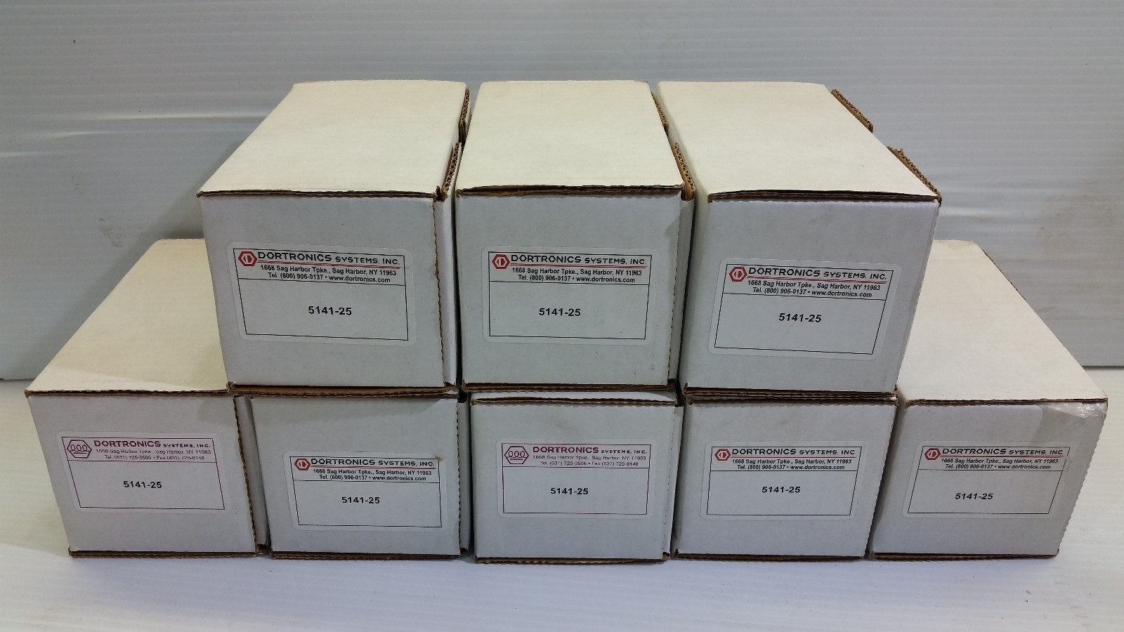 Lot of 8 Dortronics 5141-25 Momentary Keyswitch (No Lock Cylinder)