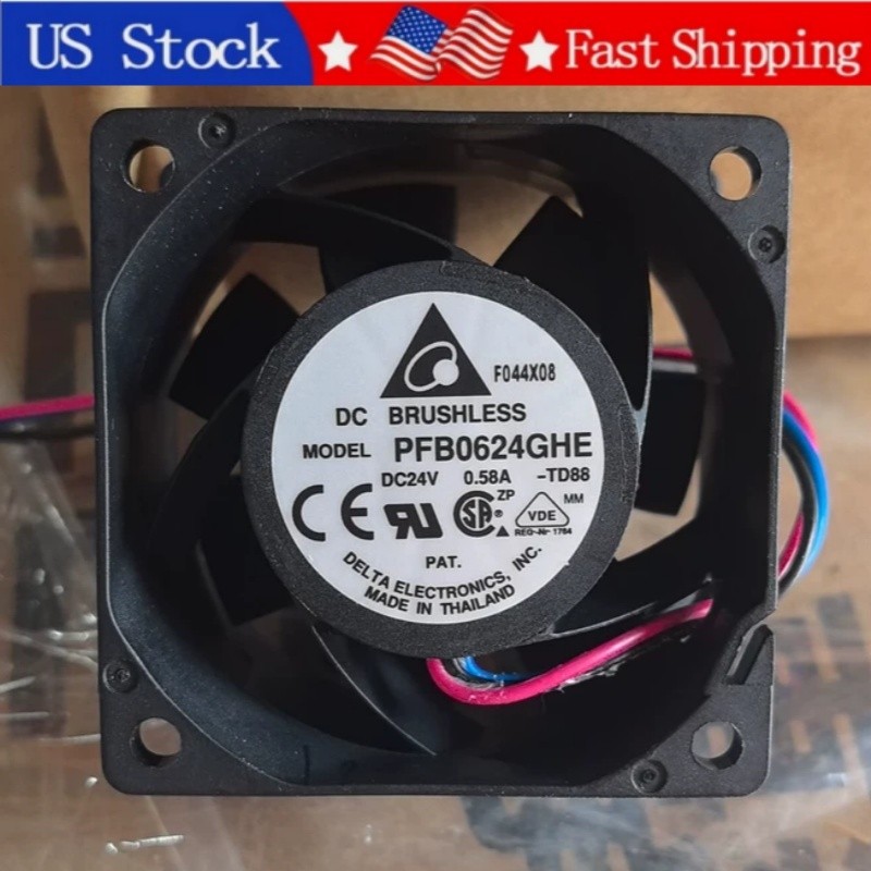 1PCS Brand New Delta PFB0624GHE DC24V 0.58A 3Pin Fan PFB0624GHE  Fast Shipping