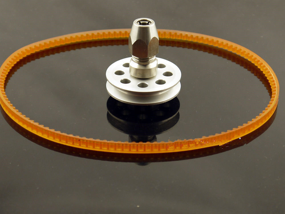 1/4" Flex Collet Coupler with Fly Wheel Belt for Zenoah Gas Engine RC Boat #1368