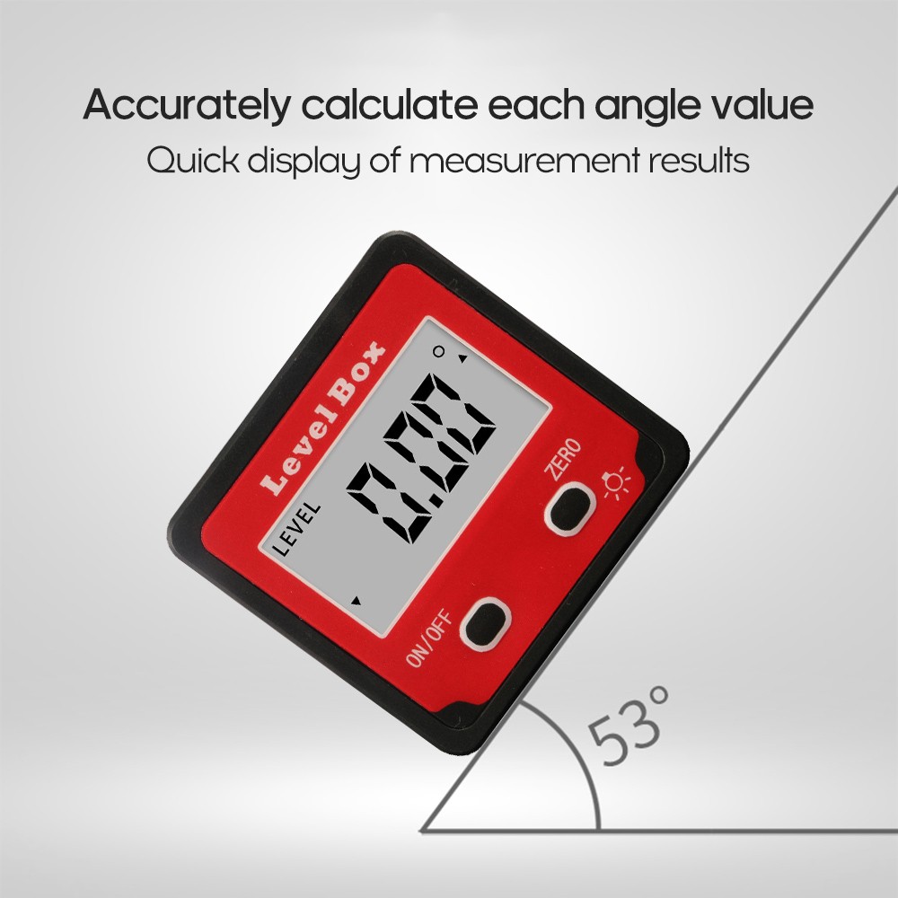 Digital Level Protractor Inclinometer Mag-netic Level Angle Meter Angle Finder