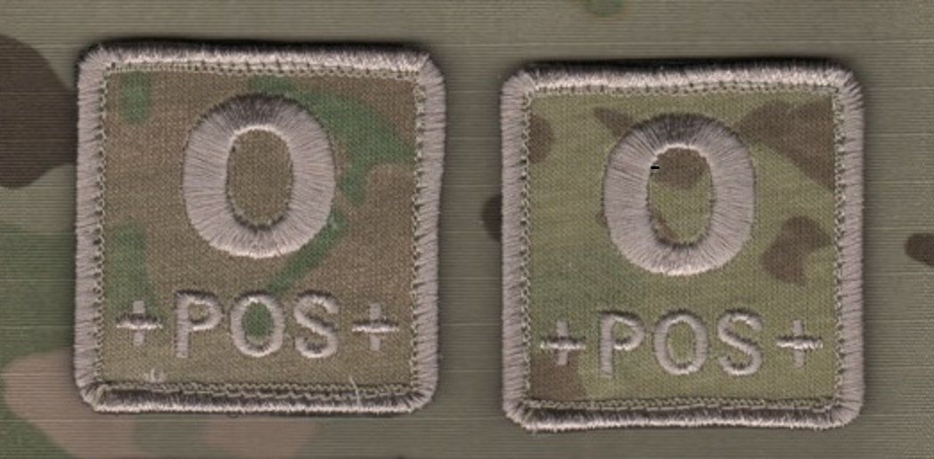 KANDAHAR WHACKER© SEAL SAS JTF2 KSK SP OPS OPERATOR vêlkrö BLOOD 2-TAB: O +Pos