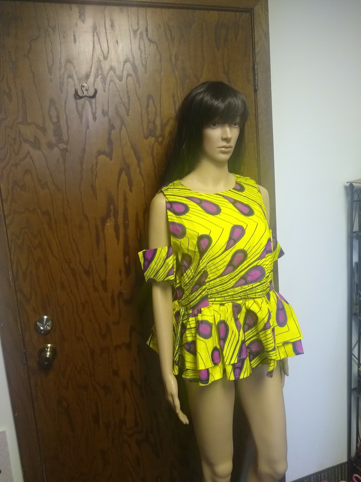 African Wax Print Top