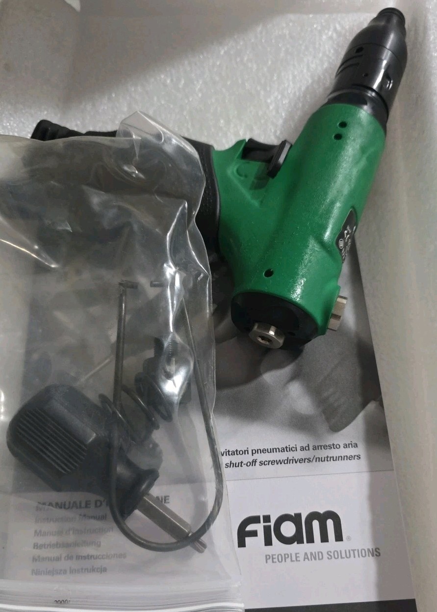 NEW Fiam 15C5APA-3I Pneumatic Air Screwdriver | 650 RPM | Pistol Grip | NIB