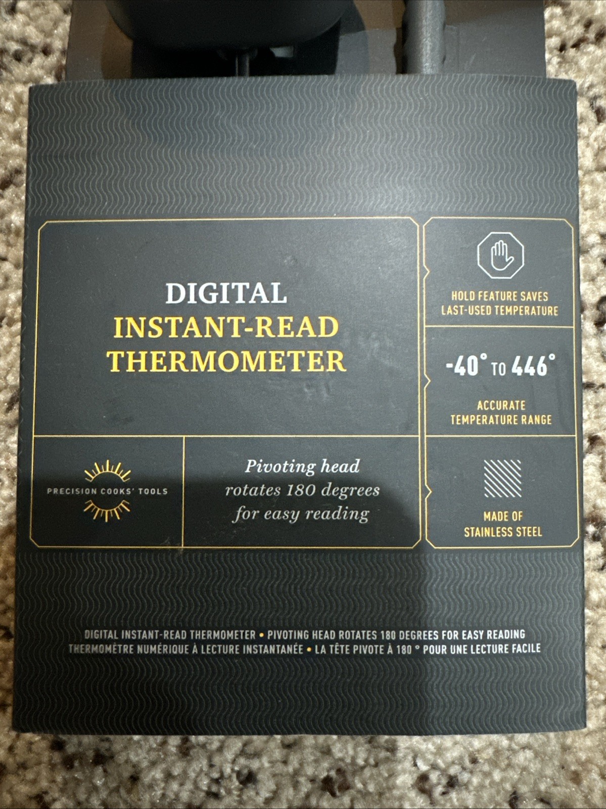 William Sonoma Digital Instant Kitchen Thermometer New