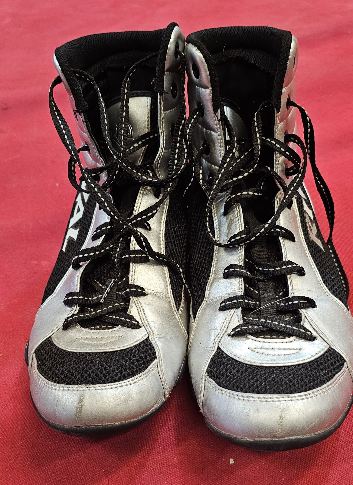 Rival Guerrero Silver And Black Boxing Shoes 11