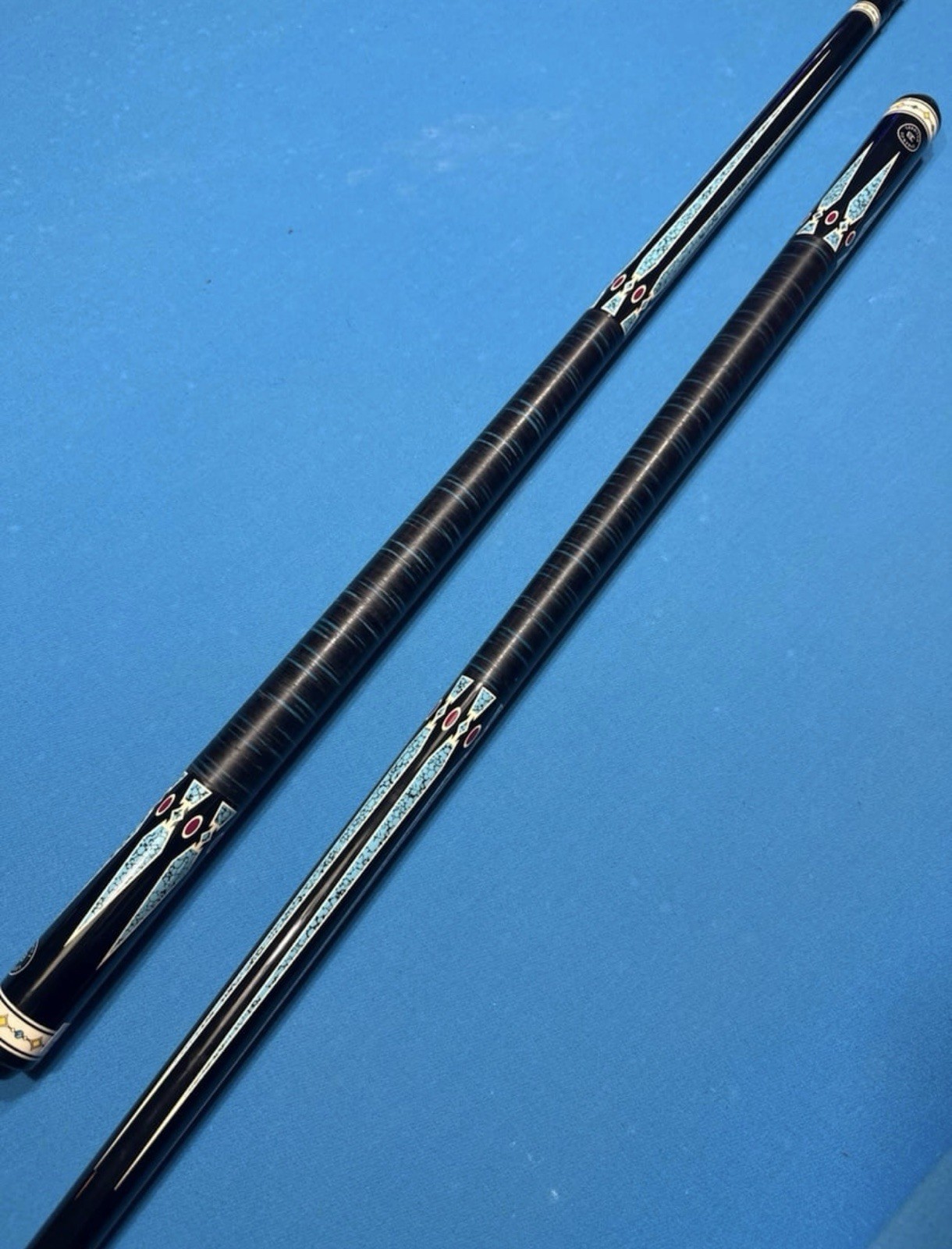 DB3 Cue Stack Leather With NITRO CF Shaft 11.9 Or 12.5 White Or Red Ferrule