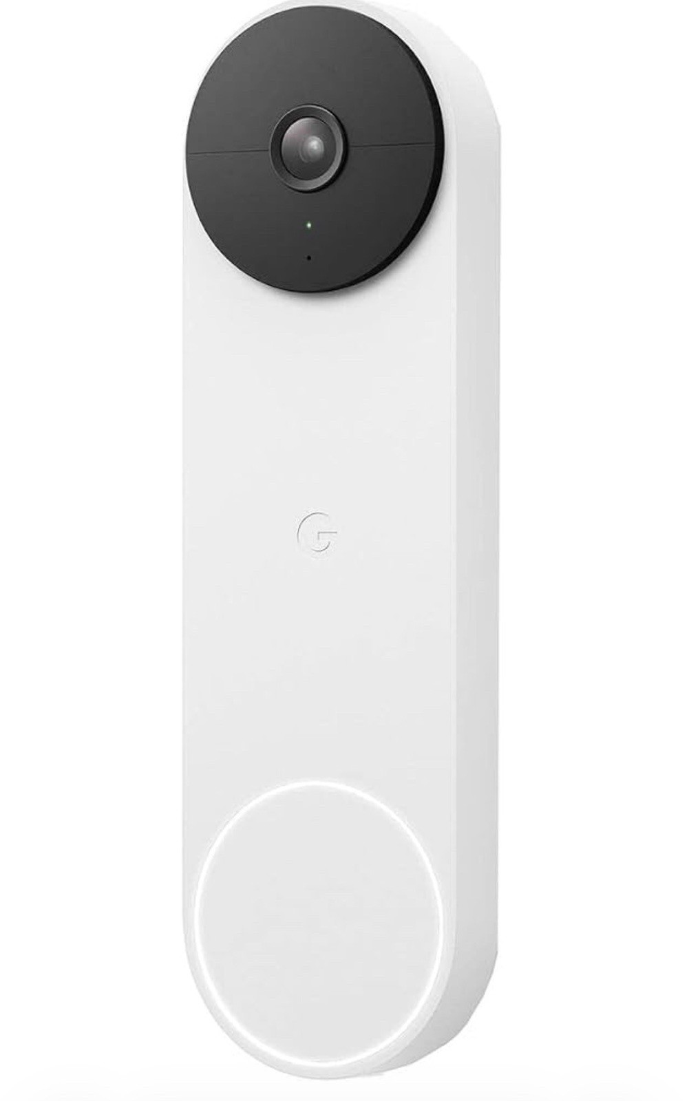Google Nest Doorbell - GA01318-US WiFi Smart Video Doorbell (Battery) Snow - OB