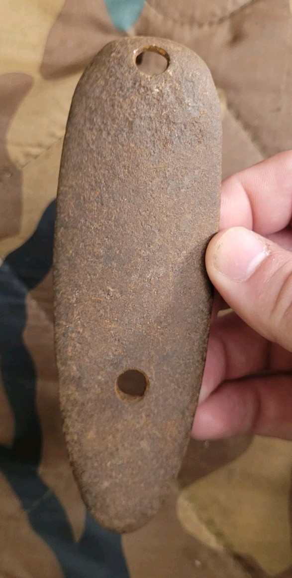 Antique Iron Muzzleloader But Plate