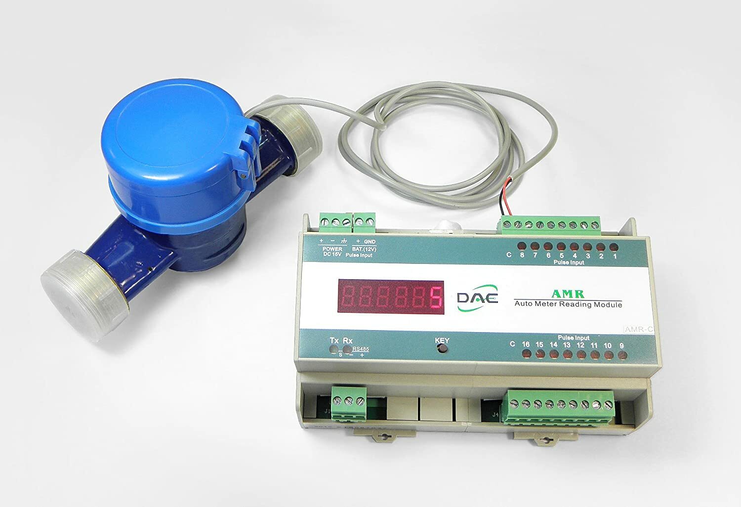 DAE MJ-200n 2" NTEP NSF61 Lead Free Potable Water Meter, Pulse Output + Coupling