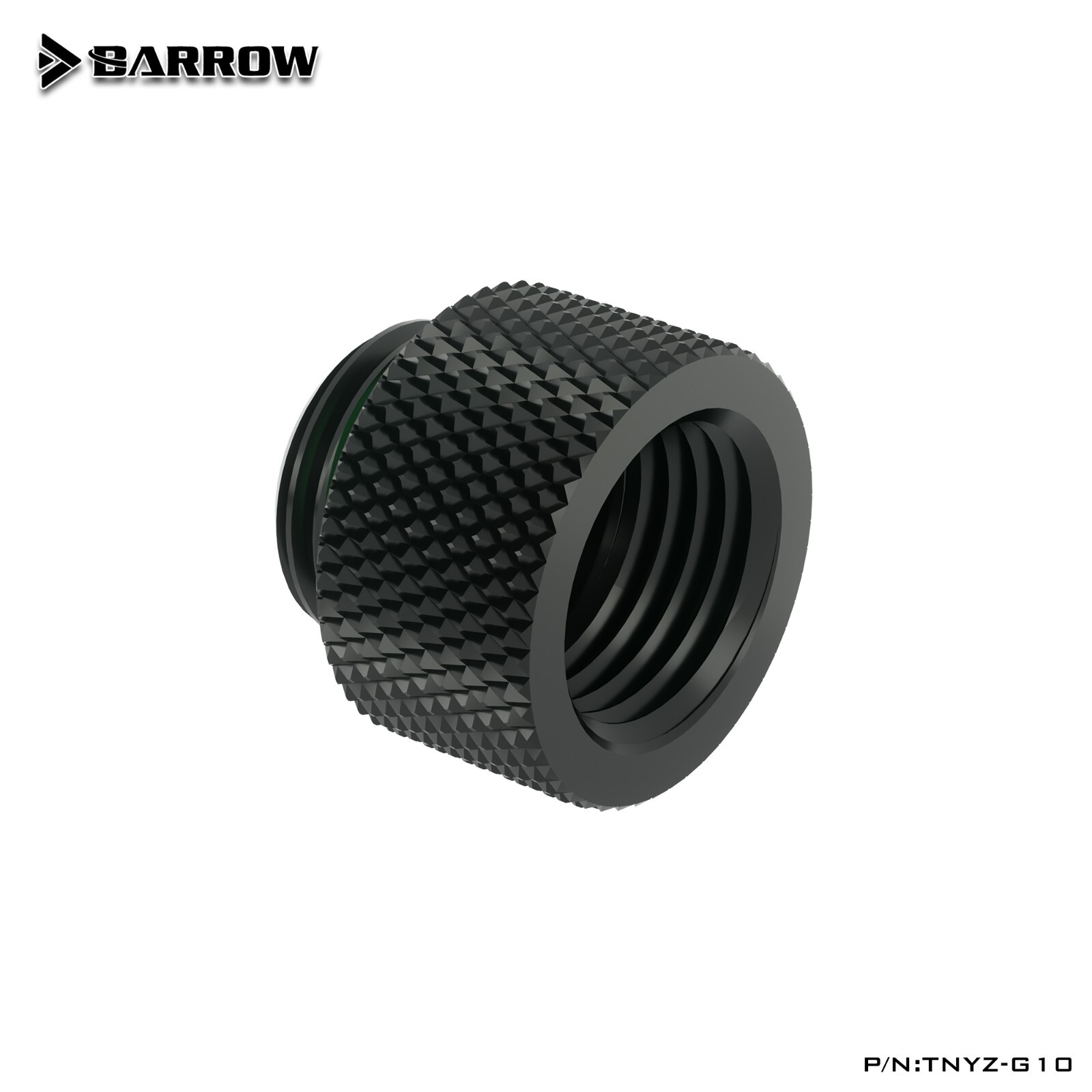 Barrow 10 mm G1/4" Male to Female 10mm Extend Extender Fitting TNYZ-G10 Black