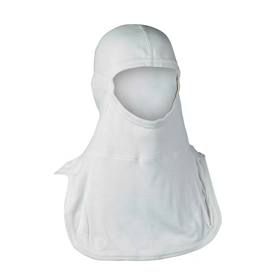 Majestic PACII 100% White Nomex NFPA Fire Fighter Hood, 21" Long, new