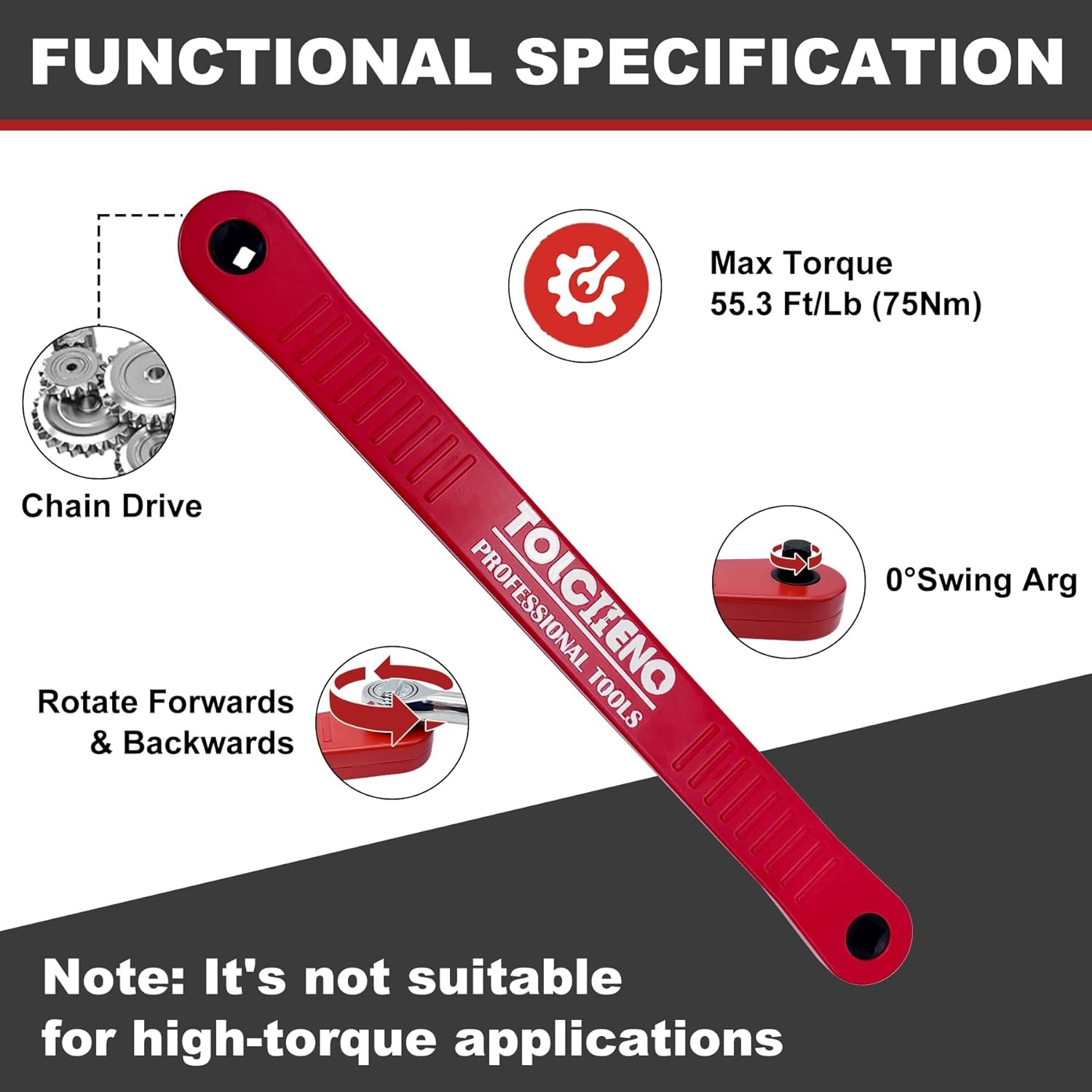 Offset Extension Wrench Set Pro Zero Offset Extension Wrench Extender Tool wi...