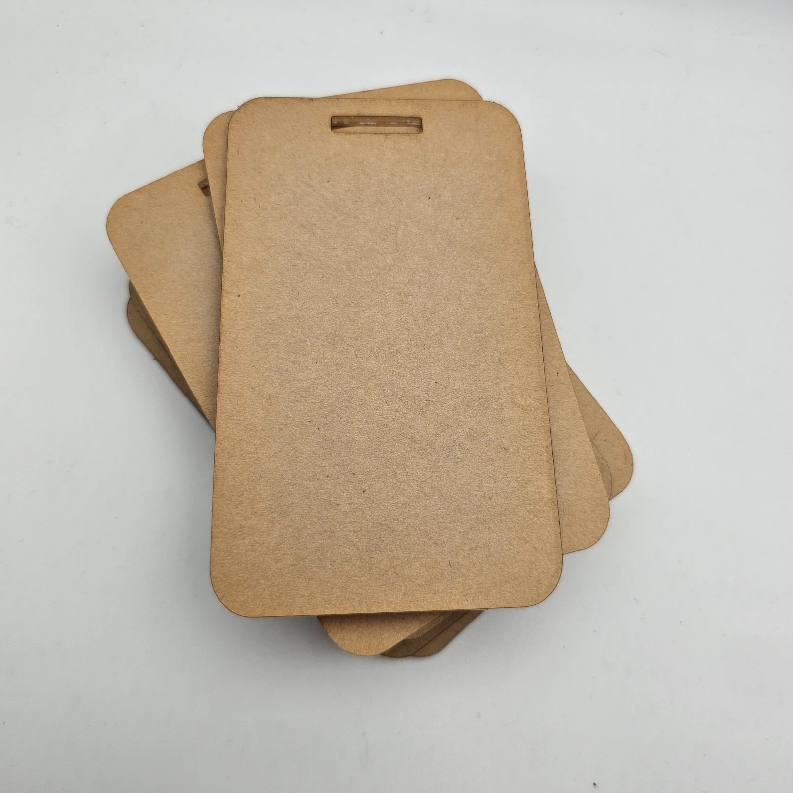 Clear Acrylic Luggage Tags, Set of 10 Blanks, Crafting Supplies, Destash