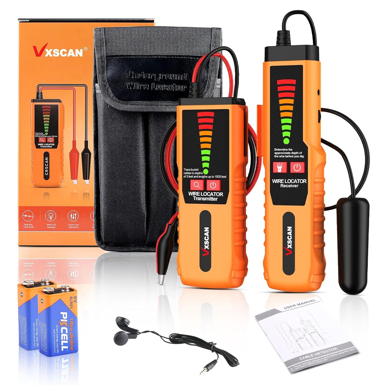 VXSCAN F04 Underground Cable Non-Destructive Locator nderground Wire Tracker