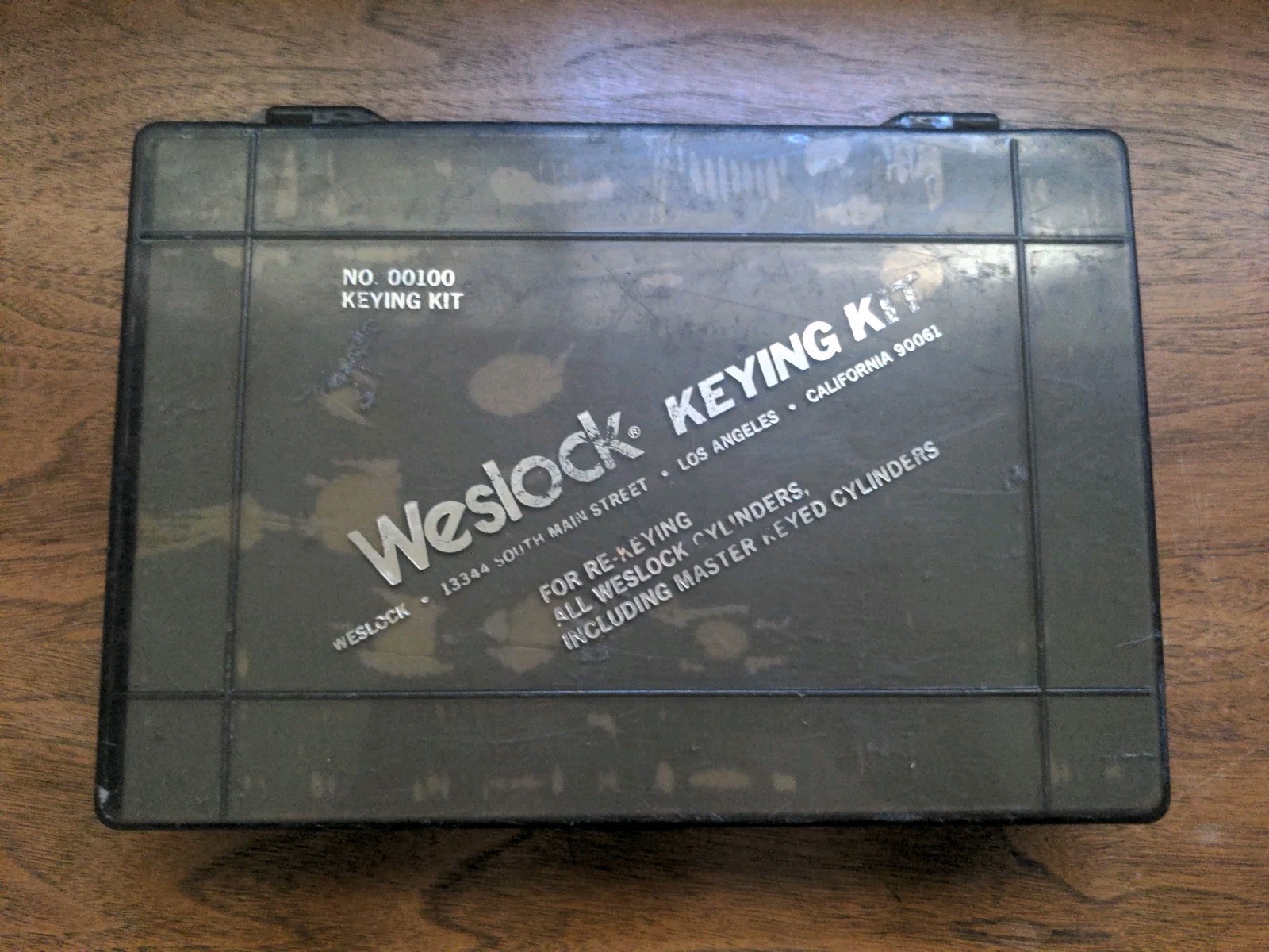 Vintage Weslock No. 00100 Keying Kit For All Weslock Cylinders Master Keyed