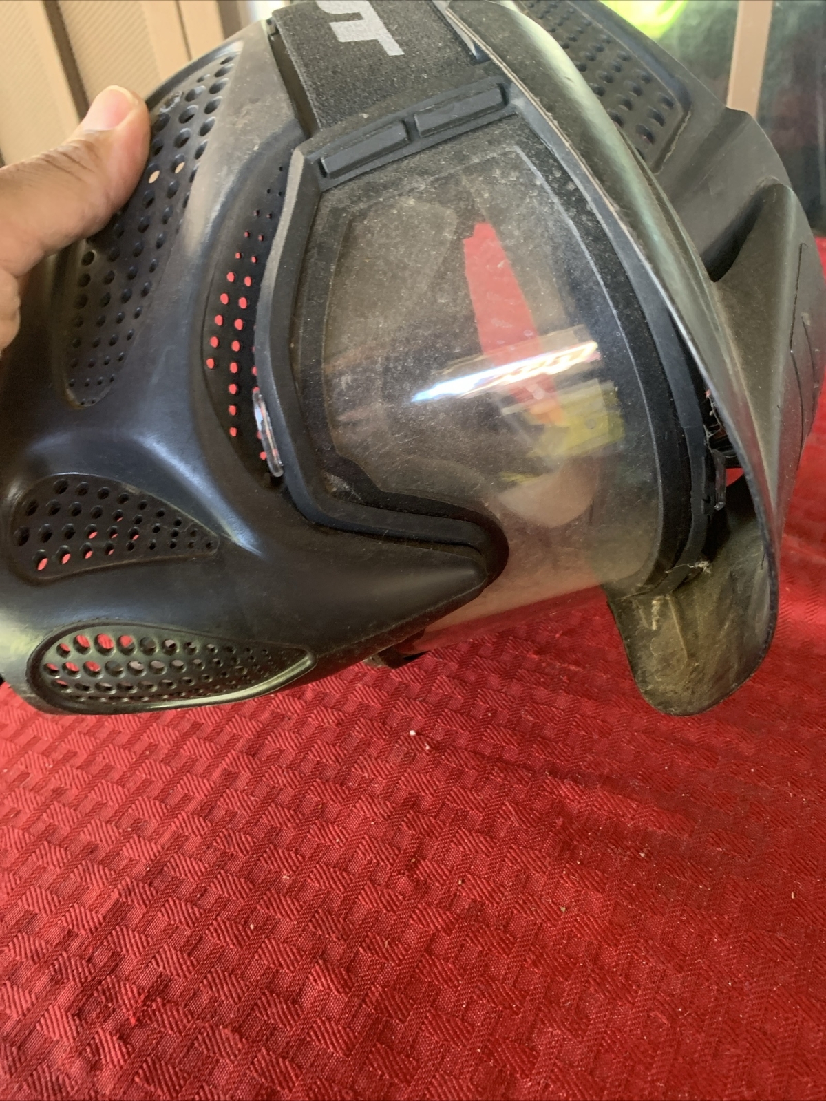 JT Proshield Paintball Mask Goggles Black Vintage Flex