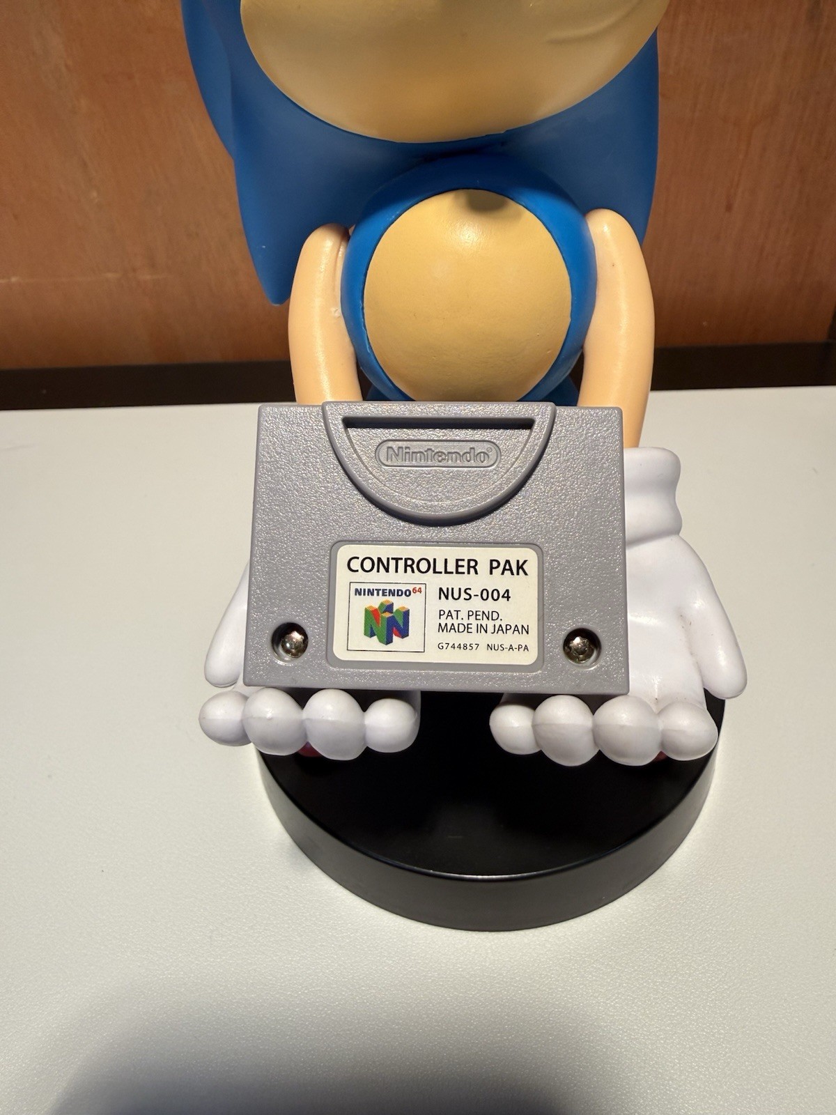 N64 Controller Pak NUS-004 OEM Official Nintendo 64 Memory Card - Tested CLEAN