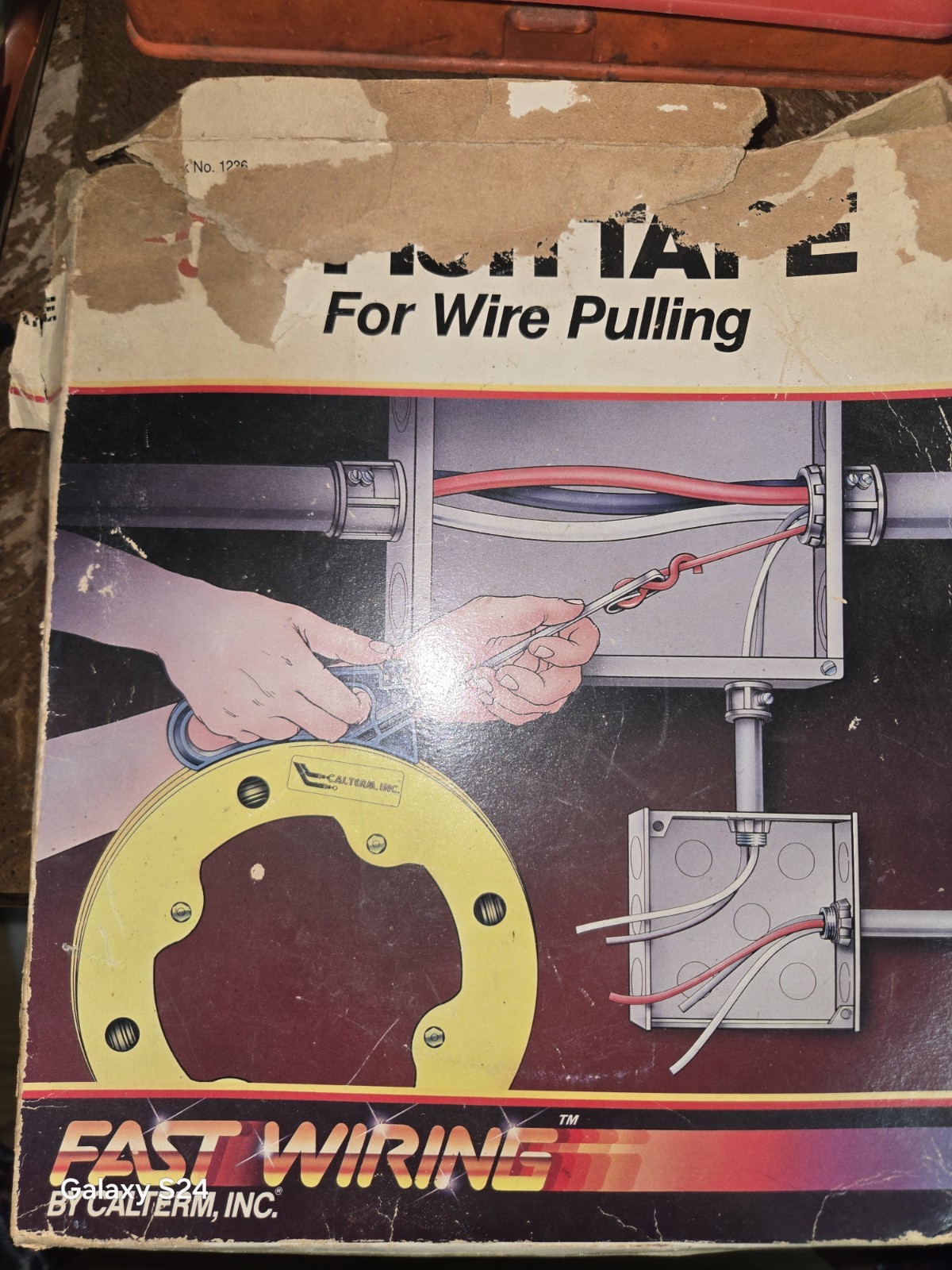 CALTERM INC. 50 FT FISH TAPE FOR WIRE PULLING WITH BOX
