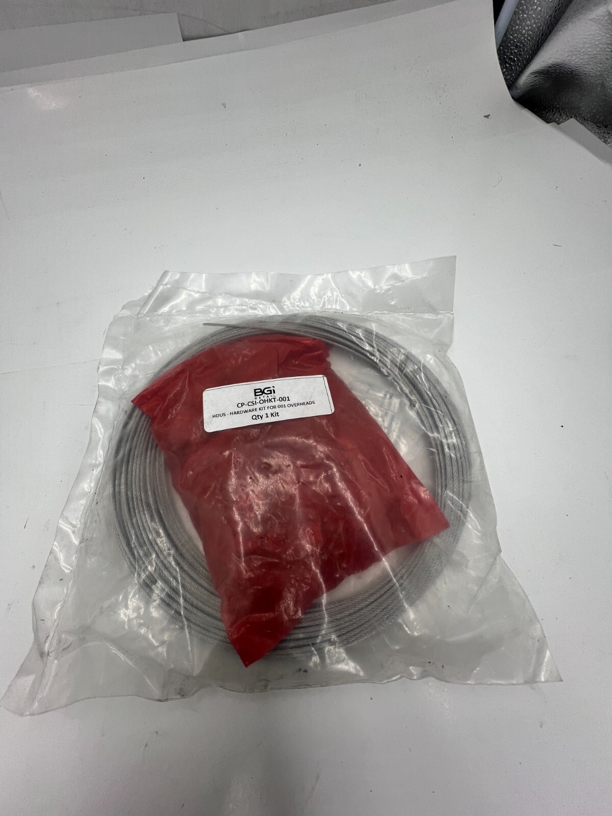 BGI Retail HDUS Hardware CP-CSI-OHKT-001 For 001 Overheads Silver SEE PHOTOS