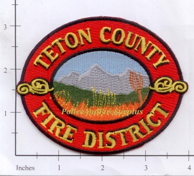 Idaho - Teton County Fire District ID Fire Dept Patch