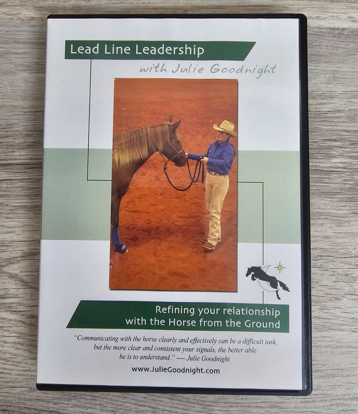 LEAD LINE LEADERSHIP by Julie Goodnight DVD Horse/Horsemanship