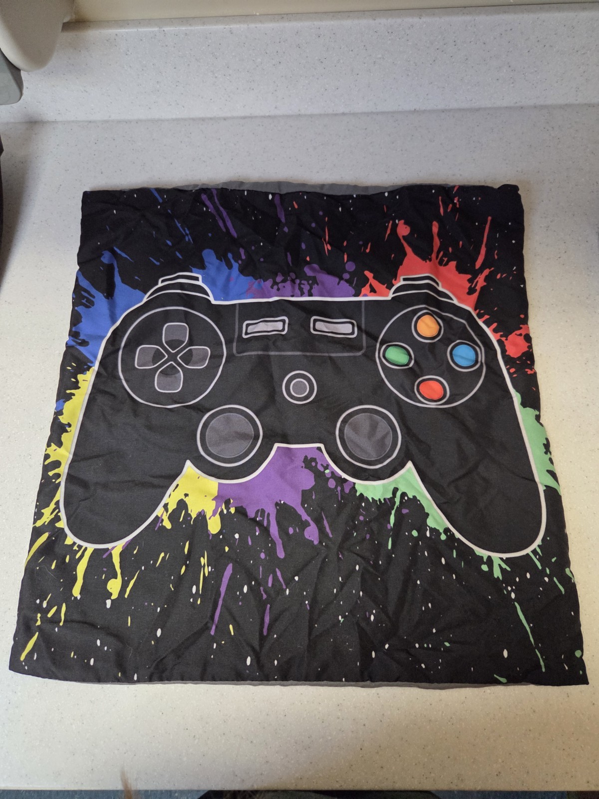 Pillow Case Gamer Black Boys Bedroom