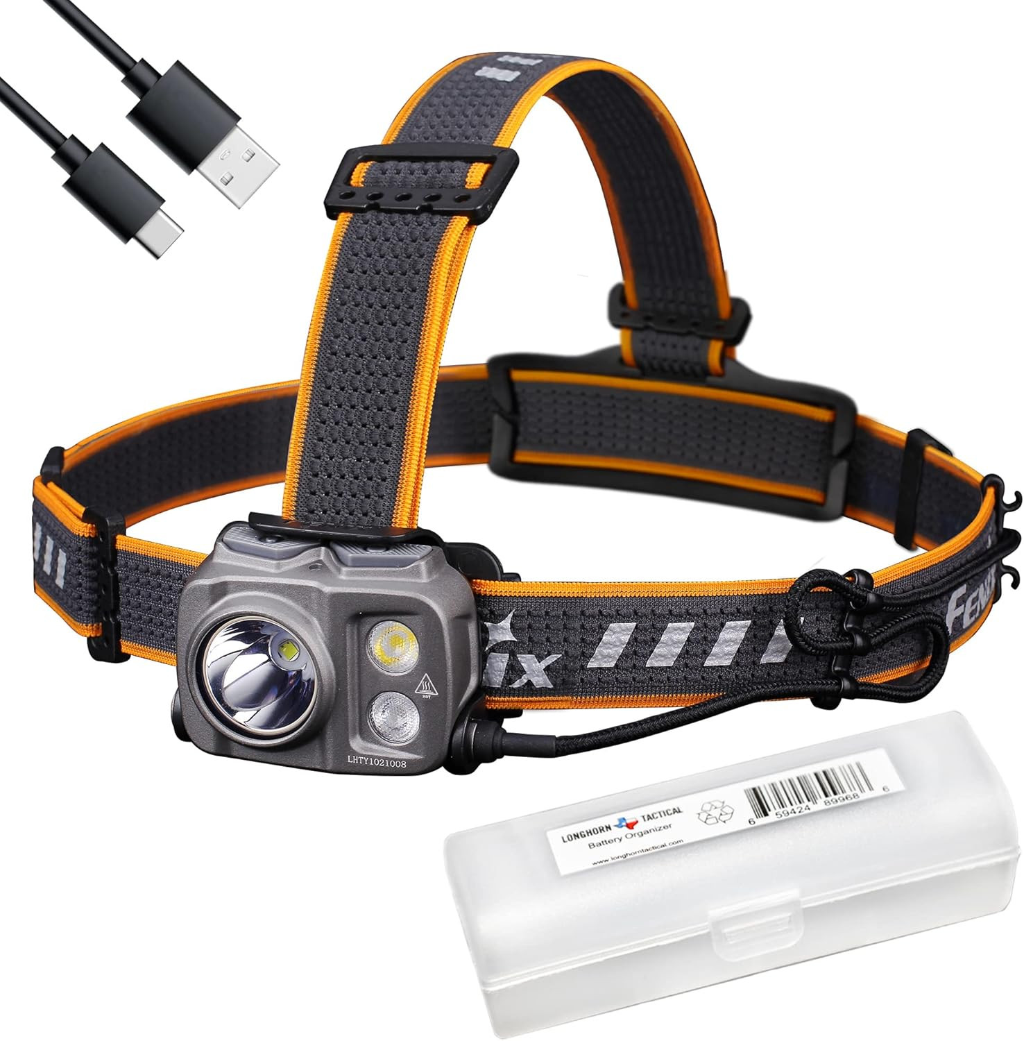 HP25R V2.0 Headlamp, 1600 Lumen Spotlight, 400 Lumens Floodlight and Red Light,