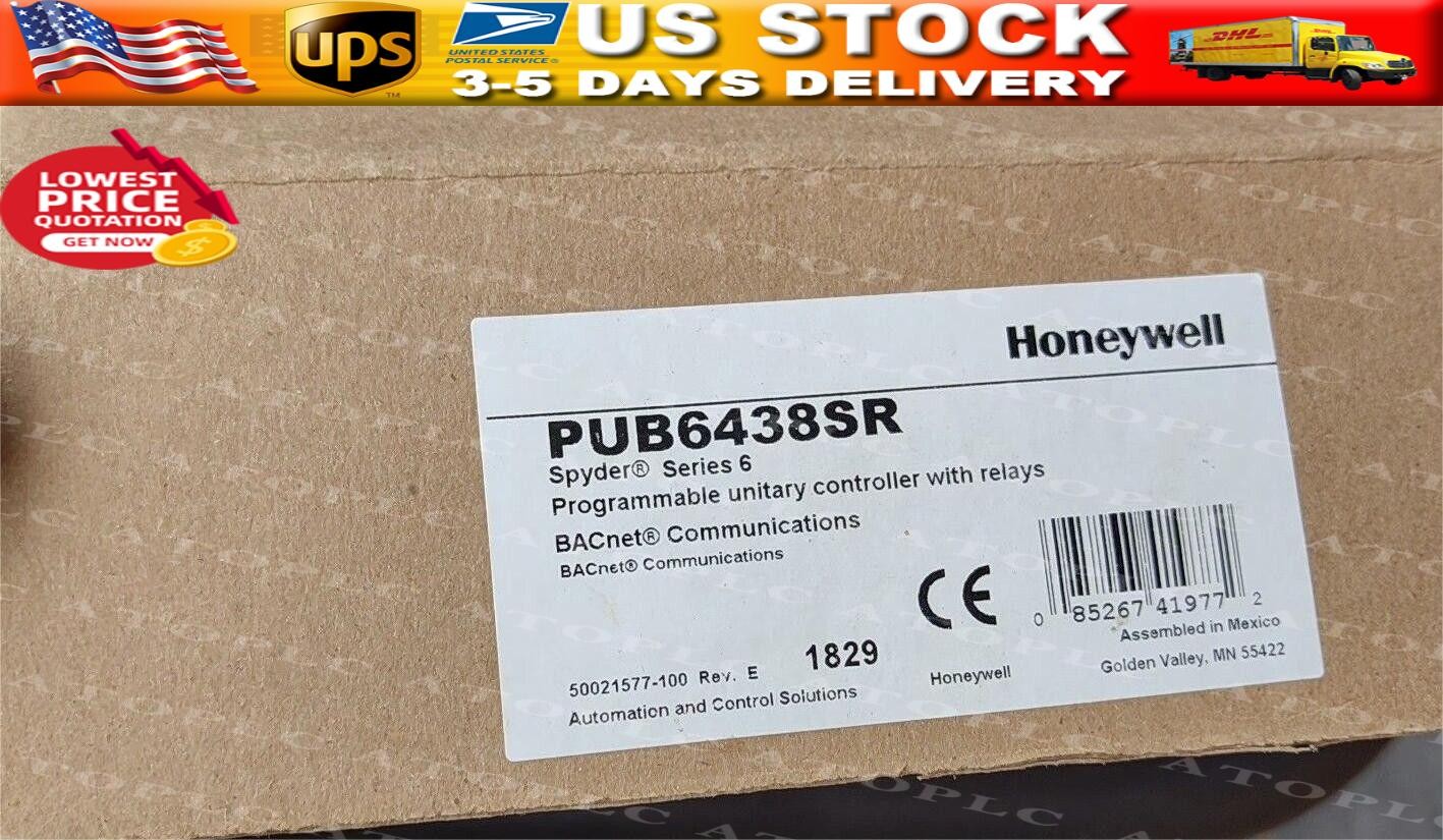 HONEYWELL PUB6438SR PROGRAMMABLE UNITARY CONTROLLER WITH RELAYS NEW DHL