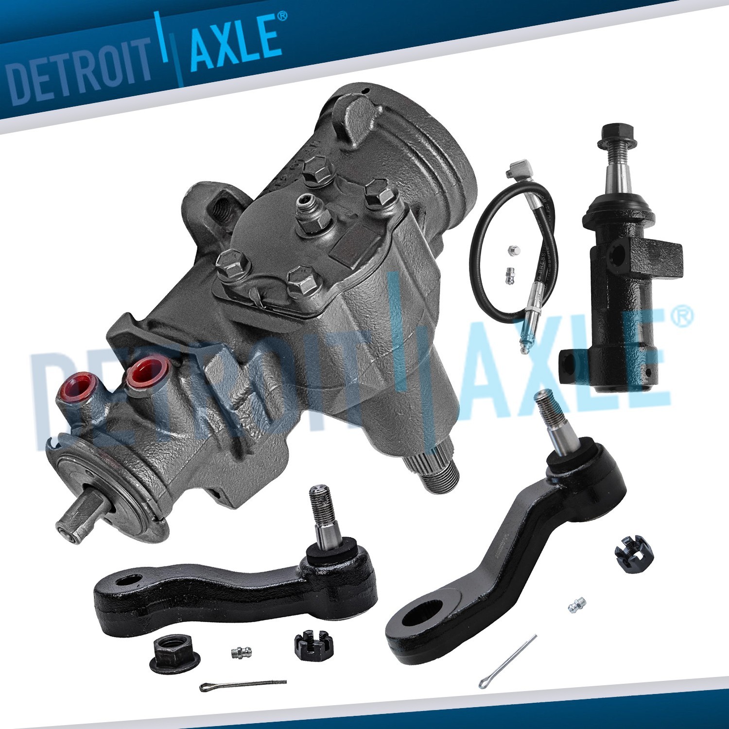 4pc Gear Box Pitman Idler Arm Bracket for Chevy GMC Silverado Sierra 2500 3500