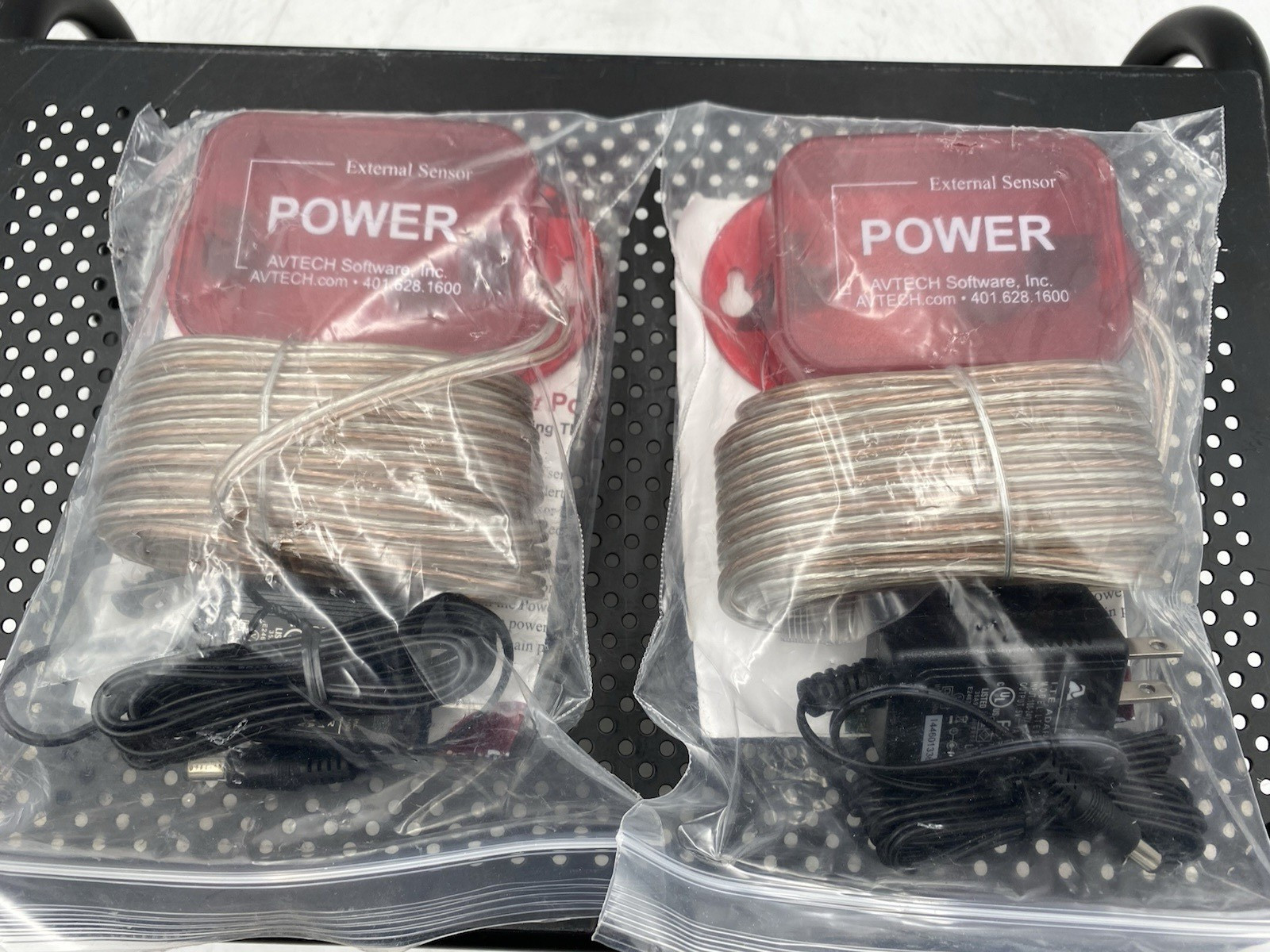 Lot of 2 AVTECH SOFTEWARE INC. FLOOD External Sensor