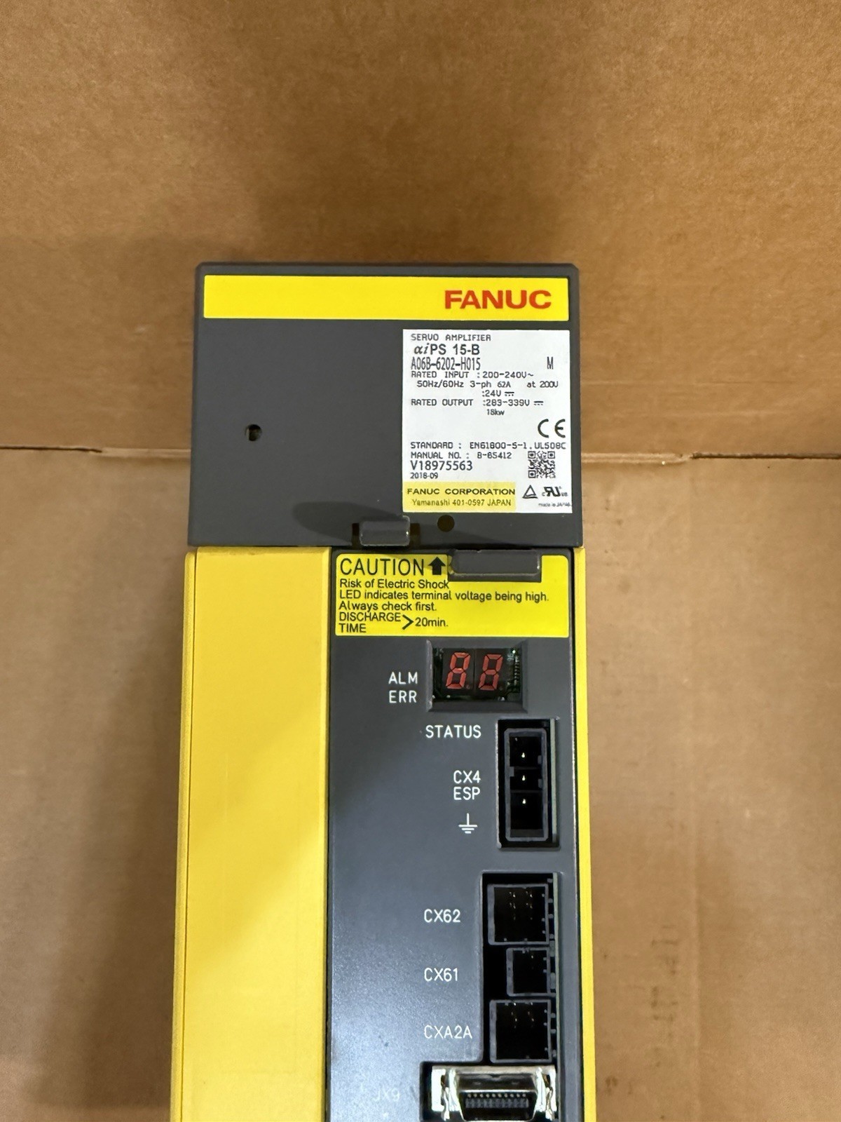 FANUC Power Supply A06B-6202-H015 NDA Available 30 Days Free Return US