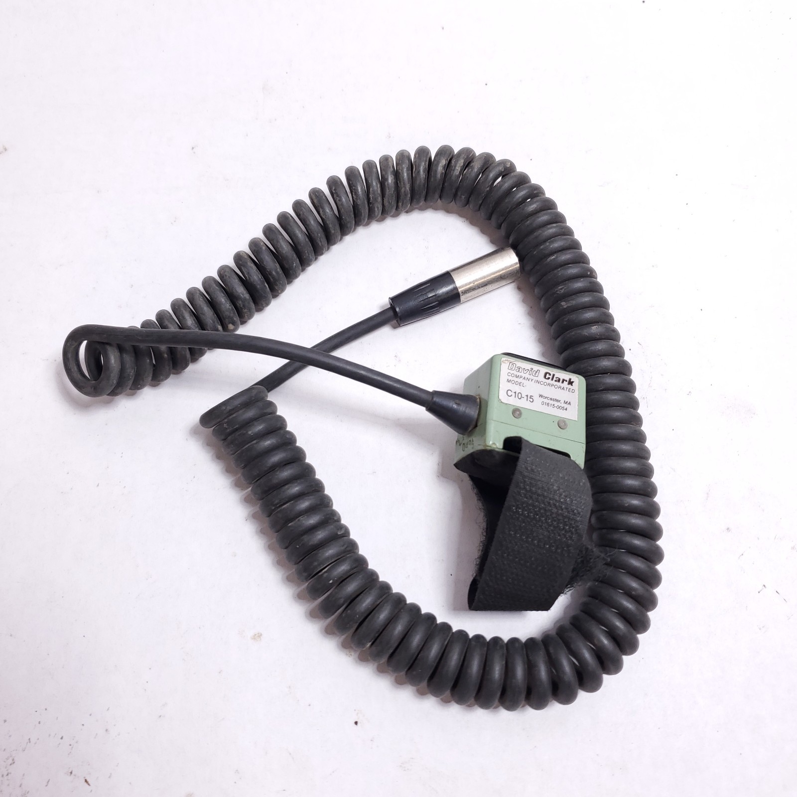 David Clark C10-15 Push to Talk PTT Switch Aviation Accessory