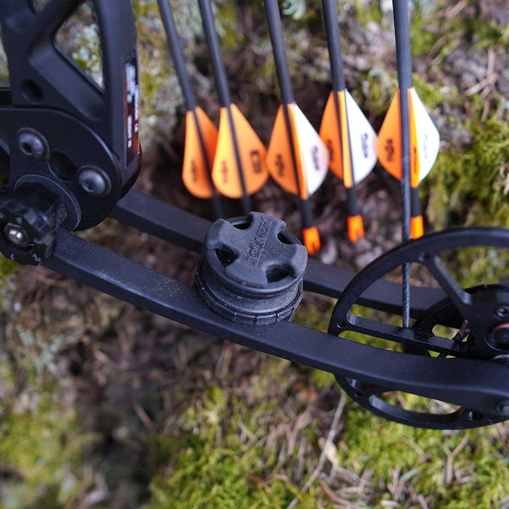 Broadband Dampener for Split Limb Compound Bows, Camouflage, 2-Pack