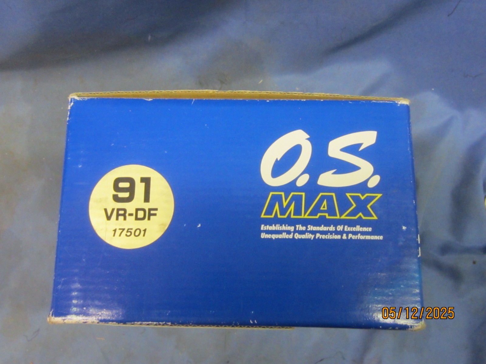 OS Max 91 VR0DF 17501 RC Engine *BOX ONLY* - Vintage