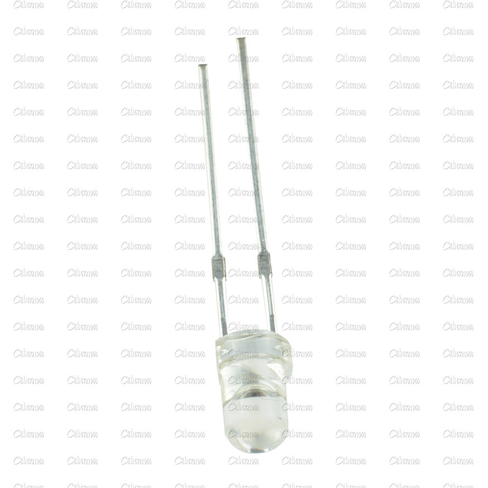 100PCS 3mm Blue 5000MCD Round Water Clear LED Light