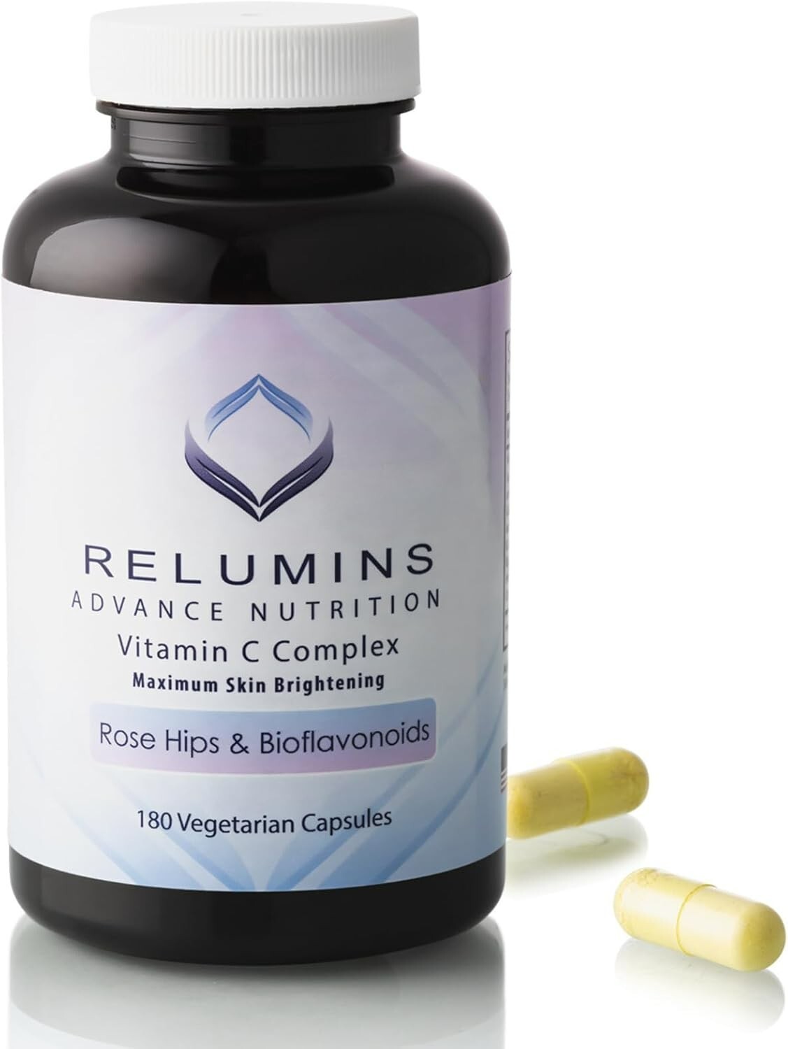 Relumins Advance Vitamin C MAX Skin Nourishing w/RoseHips+Bioflavonoids 180 Caps