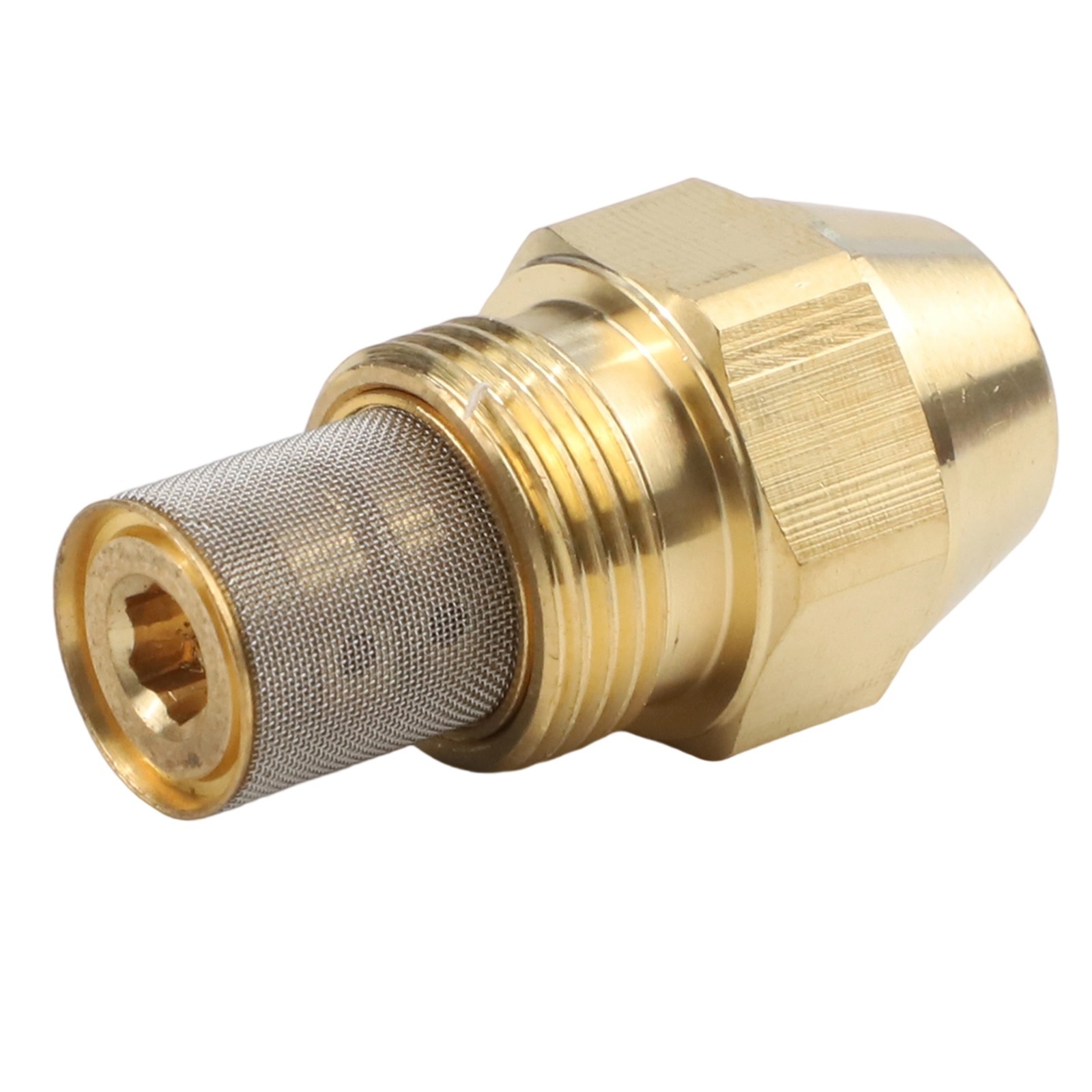 Fuel Systems Brass Nozzle 1 75 GALH with 60 Degree High Performance Spray