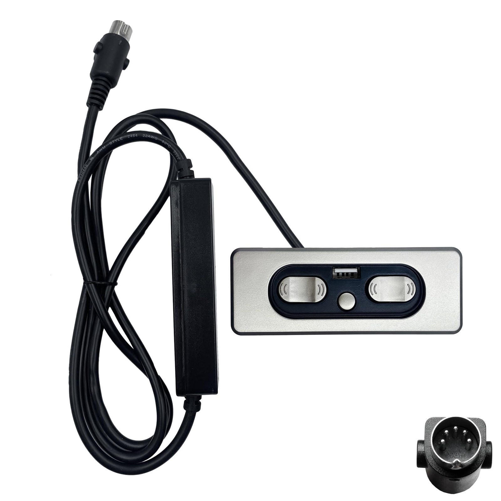 5 Button 5 Pin Switch MLSK77A2 Hand Control With USB For Power Recliner Lift