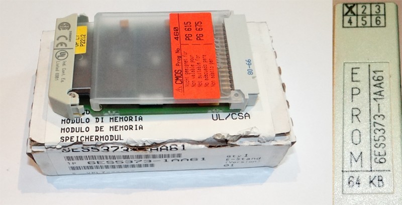 Siemens Simatic S5 6ES5373-1AA61 E-Stand: 01 Memory Module -Unused/Original Packaging-