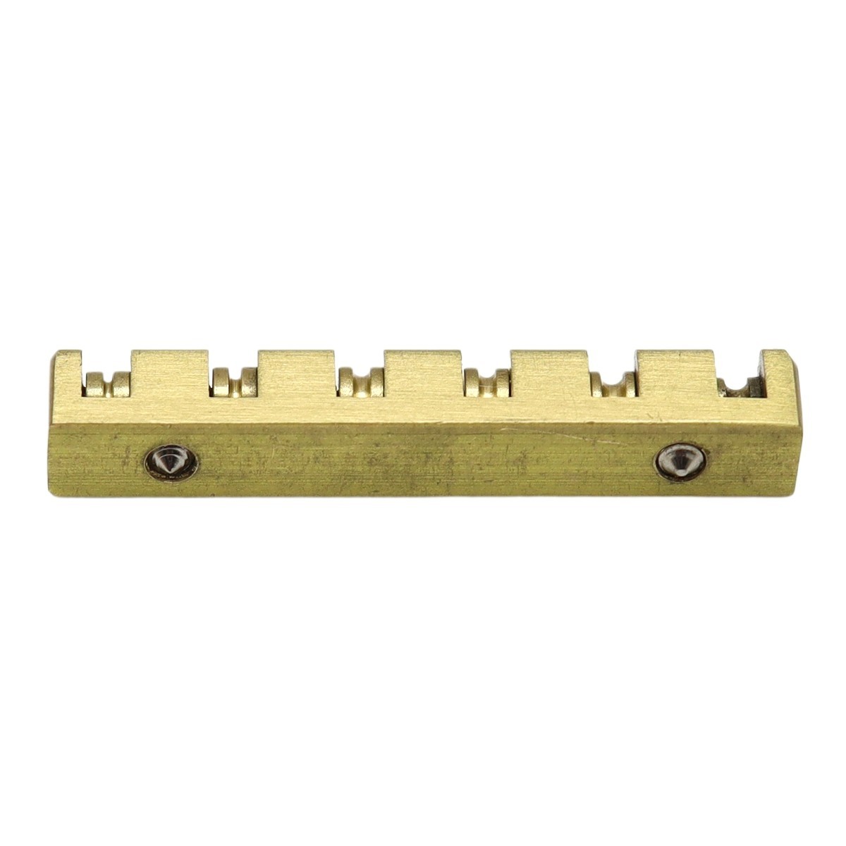 6 String 42mm Guitar Nut Split Regulation Adjustable Height Brass Roller Nut